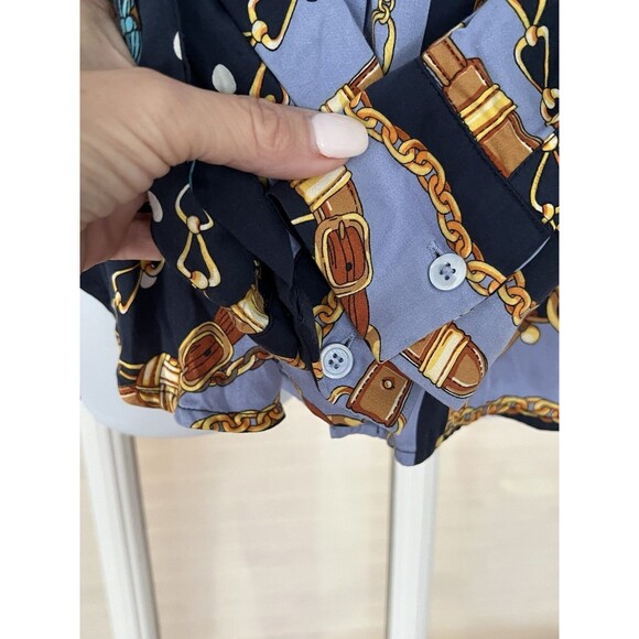 Maje Cechaine printed shirt with a chain motif print Size 1 - Picture 9 of 13